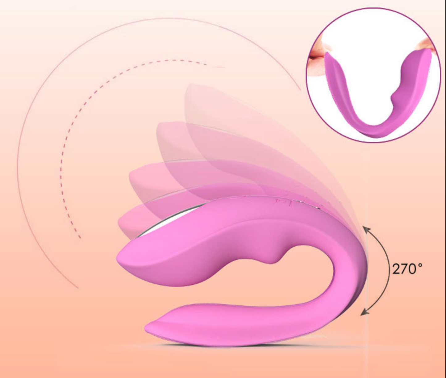 Couple's Massager with Remote Control